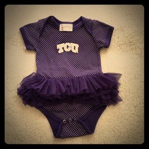 TCU Baby girl Tutu Onesie